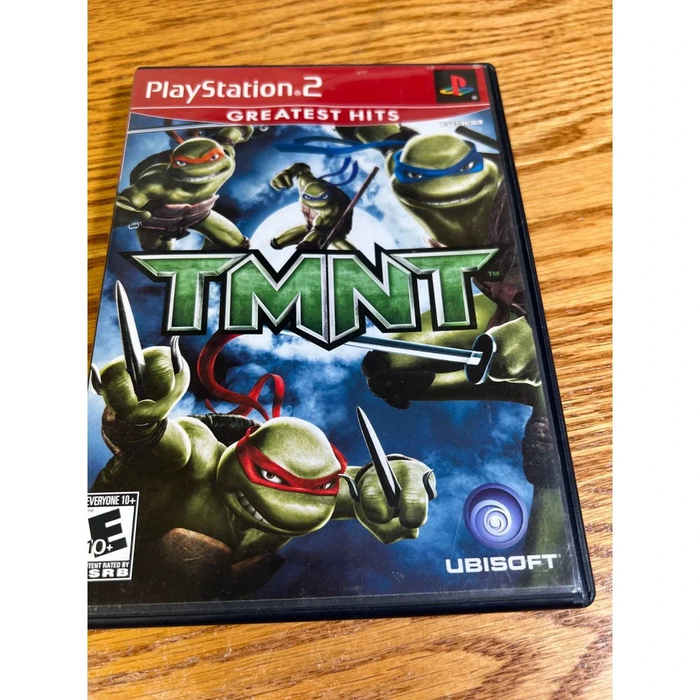 TMNT Teenage Mutant Ninja Turtles Greatest Hits PS2 PlayStation 2 Ubisoft CIB